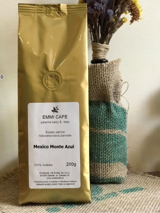 Mexico Monte Azul 200g kawa palona ziarna