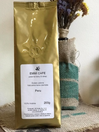 Peru 200g kawa palona w ziarnach